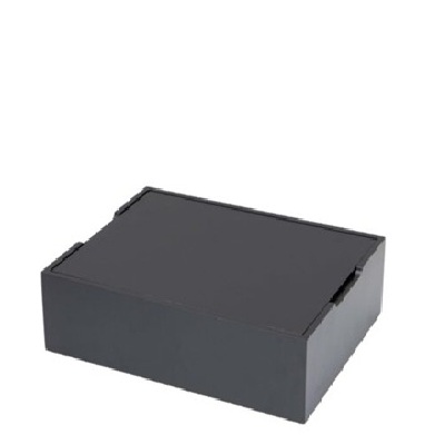 Bento Box 18 x 18 cm - H7,5cm Square Black Wood