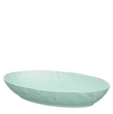 Pigment Aqua Melamine Oval Dish 53 x 32,5 cm - H7cm