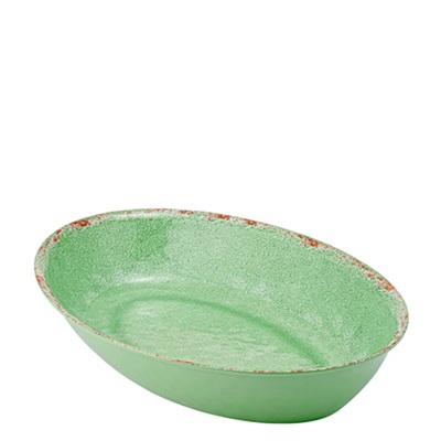 Green Casablanca Melamine Dish 42 x 28 cm - H7cm