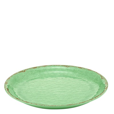 Green Casablanca Melamine Dish 35 x 35 cm - H3cm