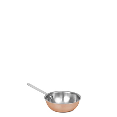 Mini Wok 10cm St. Steel Copper
