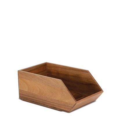 Wooden Large Stackable Box 17,5 x 31 cm - H12,5cm