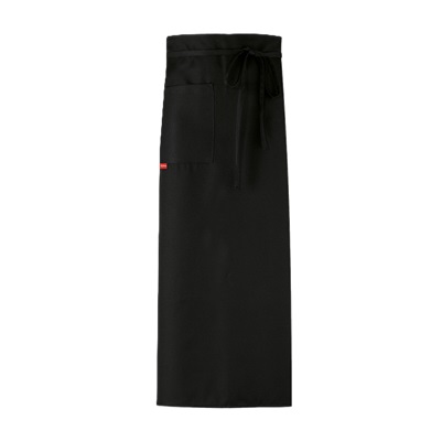 Nizza Unisex Apron H90cm with Pocket Black