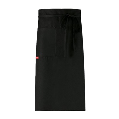 Argo Unisex Apron H65cm with Pocket Black