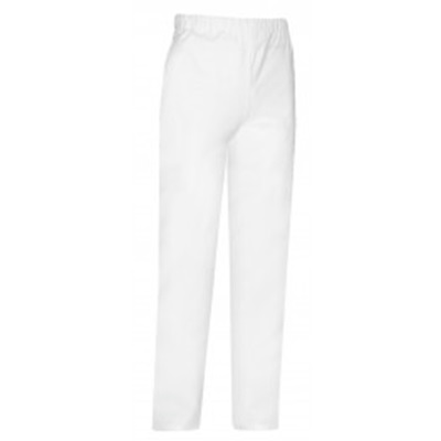 Otego Unisex Pants with Elastic Waist White