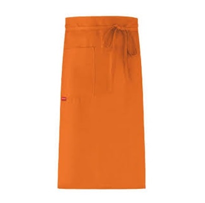 Argo Unisex Apron H65cm with Pocket Orange