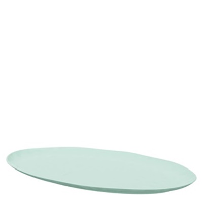 Pigment Aqua Melamine Oval Dish 53 x 32,5 cm - H3cm