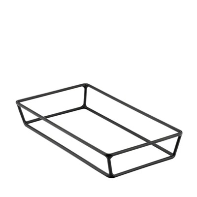Black Rectangular Buffet Stand 30,6 x 16,6 x 5 cm