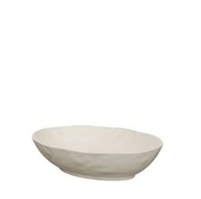 Pigment Parchment Melamine Oval Dish 28 x 21 cm - H7cm