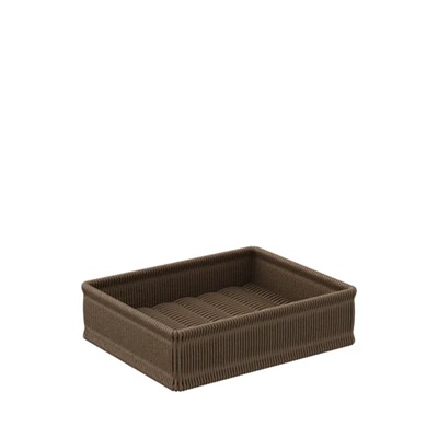 Willow Poly Wicker Basket 33 x 27,5 x h10cm