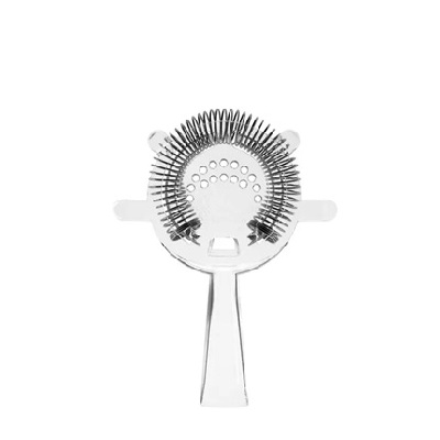 Bar Strainer 4 Prong PC Clear with St. Steel Spring