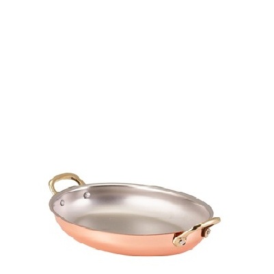 Copper Plated Oval Dish 20,75 x 15,75cm