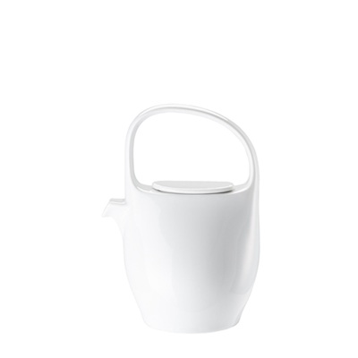 Junto White Tea Pot Porcelain