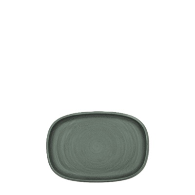 Selva Dark Green Oval Platter 23 x 15cm