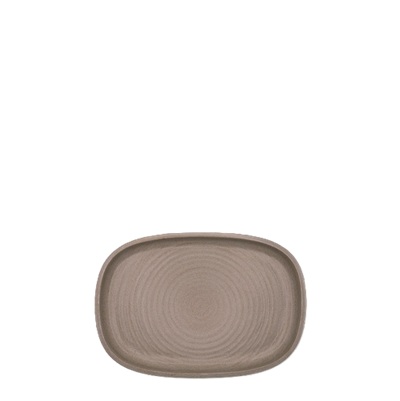Selva Grey Oval Platter 23 x 15cm