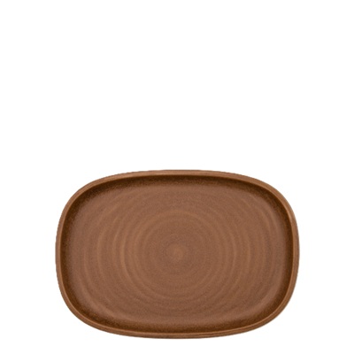 Selva Autumn Brown Oval Platter 26 x 18cm