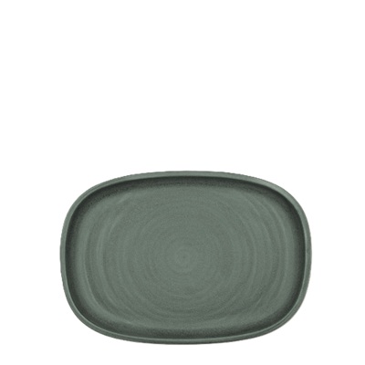Selva Dark Green Oval Platter 26 x 18cm
