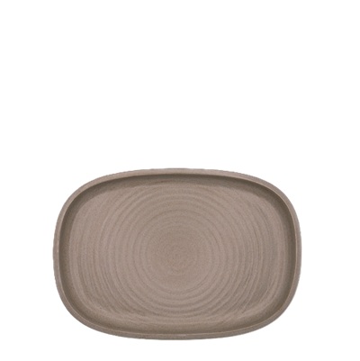 Selva Grey Oval Platter 26 x 18cm