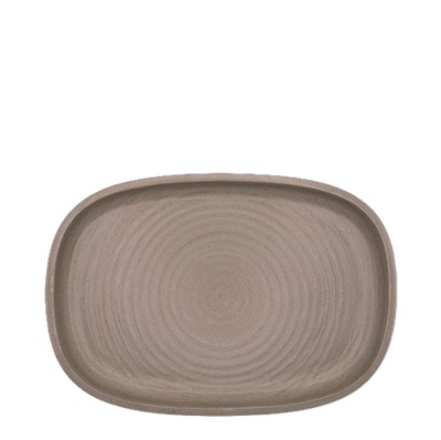 Selva Grey Oval Platter 30 x 20cm