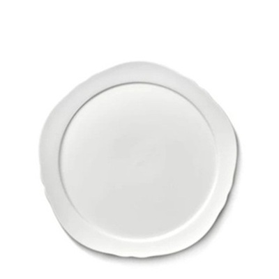 Silhouette Round Flat Plate 30cm White