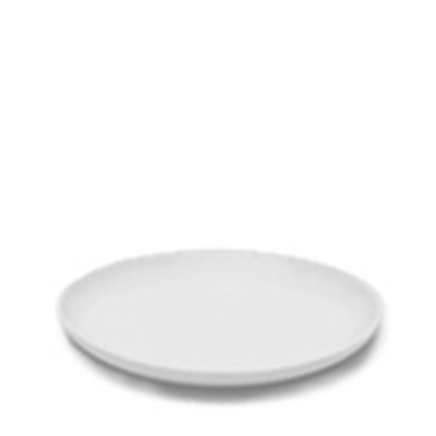 BASE White Low Plate 28cm Fine Bone China