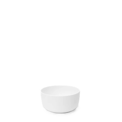 BASE White Low Bowl 12cm Fine Bone China