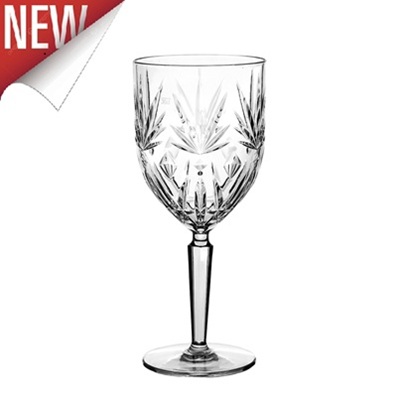 Polycarbonate Crystal Wine Glass 40cl Clear