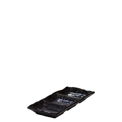 Sakura Dip Dish 3-Sections Blue