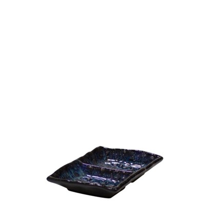 Sakura Dip Dish 2-Sections Blue